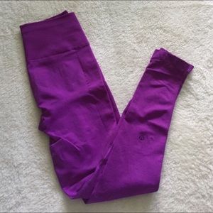 Lululemon leggings bundle - magenta & teal size 6